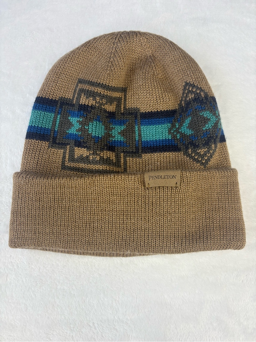 Pendleton Knit Southwestern Print Beanie